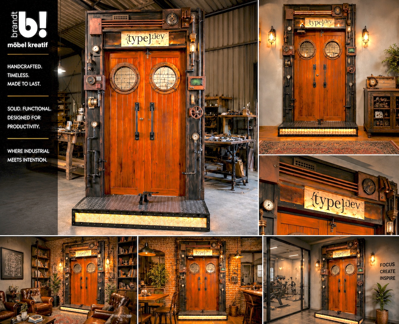 Steampunk doors